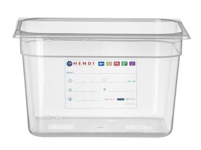 Hendi Voorraaddoos GN 1/2 200 mm HACCP PP | 880159 1