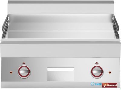 Elektrische Braadplaat Met Vlakke Plaat -Top-Verchroomde - Diamond E65/PLCD7T-N 1