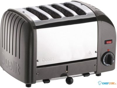 Dualit Vario broodrooster | 4 sleuven | grijs | 40348 | E268