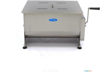 Maxima Vleesmenger - 60 L - 55 Kg Vlees - Dubbele As - Handmatig - 09368003