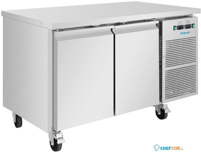 Polar UA086 U-Serie Koel-Vrieswerkbank met 2 Deuren 124L