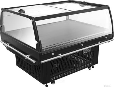 KOELEILAND Met GLASDEKSEL 1.3 - Combisteel 7090.0025