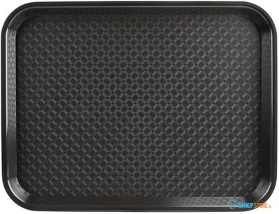 Dienblad Polypropeen, 35 x 45cm, Zwart, Olympia Kristallon P507