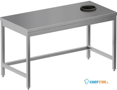 Diamond TS1270-ST5 Afdruimtafel met afvalgat