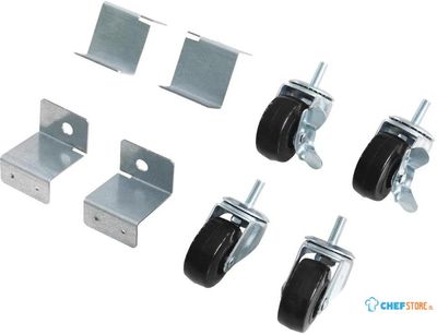 Polar Standaard & Wielen met Beugels en Rem (4 Stuks) - AJ542