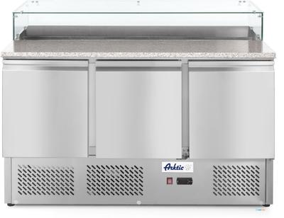 Arktic Pizzawerkbank met 3 deuren 380L | 232873 1