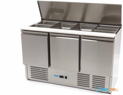 Maxima Saladette - 400 L - 137 cm - 3 Deuren - incl. Snijplank - 09400415