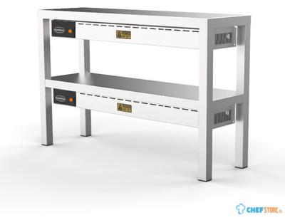 CombiSteel Etagère , Keramisch Verwarmd, Dubbel, 1000mm - 7333.0512 1