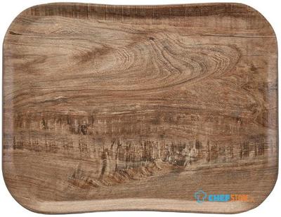 Cambro Century Dienblad Licht Olijfhout Dessin 33 X 43cm | Fe483