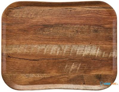 Cambro Century Dienblad Bruin Eiken Dessin 36 X 46cm | Fe487