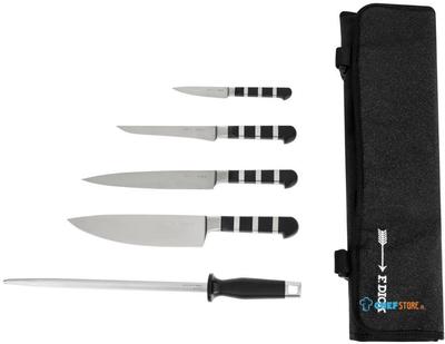 Dick 1905 5-delige set volstalen koksmessen met foedraal | S901