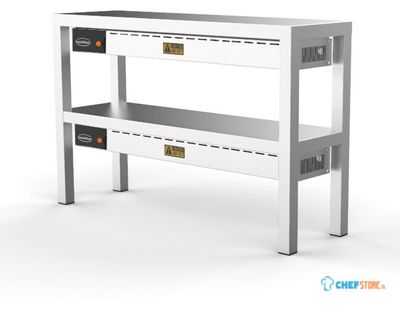 CombiSteel Etagère , Keramisch Verwarmd, Dubbel, 1400mm - 7333.0516 1