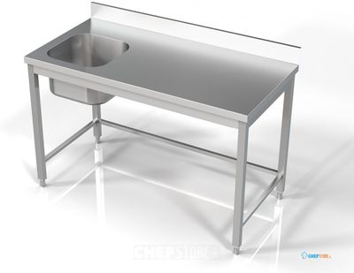 Combisteel 700 Spoeltafel 1 Rechts 1200 | 7812.0610 1