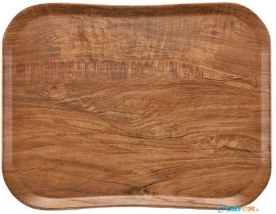 Cambro Century Dienblad Bruin Olijfhout Dessin 36 X 46cm, Gastronoble Fe490