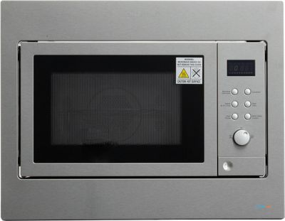 Inbouw Combimagnetron / Slim Line Inbouwraam / RVS / Netto 25 Liter / 10 Programma's / Hete Lucht / Draaiplateau 31 5 cm - EMW2546HIRVS 1