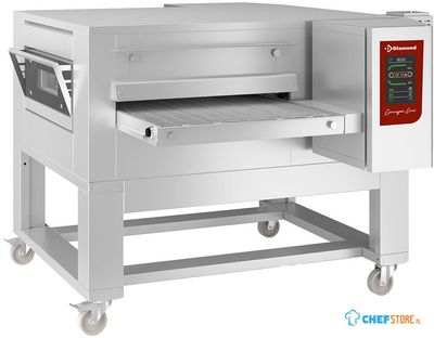 Diamond FTGV65/110-NT Gas tunnel-oven geventileerd, breedte 650 mm - TOUCH SCREEN