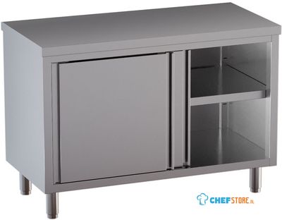 Diamond TA127-SA5 Neutrale werktafelkast, schuifdeuren