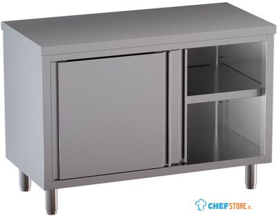 Diamond TA166-SA1 Neutraal werktafelkast met schuifdeuren