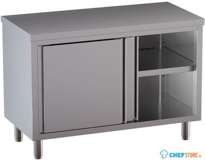 Diamond TA187-SA5 Neutrale werktafelkast, schuifdeuren