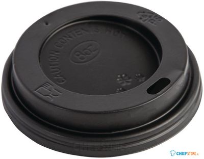 Fiesta deksel zwart voor Fiesta 225ml koffiebekers | CW715
