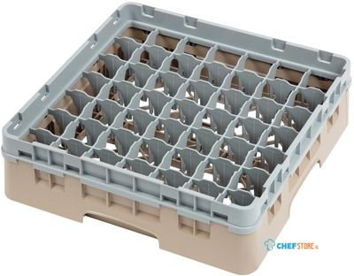 Cambro Camrack vaatwaskorf met 49 compartimenten max. glashoogte 9,2cm | DW561