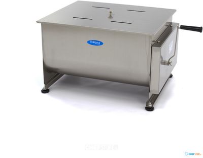 Maxima Vleesmenger - 60 L - 55 Kg Vlees - Dubbele As - Handmatig - 09368003