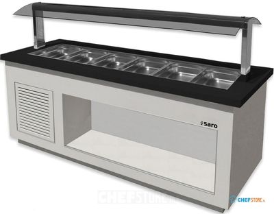 SARO Saladebar Model PREMIUM LINE SB K 230 Wit - PREMIUM LINE- SB-K 230 WIT