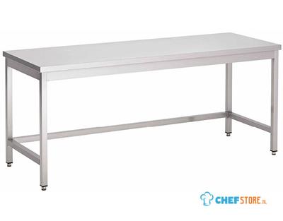 Gastro-Inox Werktafel van RVS Zonder Onderblad, 800(l)x600(d)x880(h)mm - 301.192