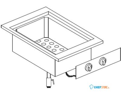 Bain-Marie Element | Combisteel | 7266.0090 1