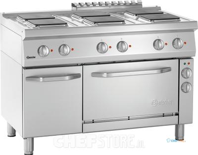 Bartscher Elektrisch Fornuis 700 B1200 6PL EBO - 286347 1