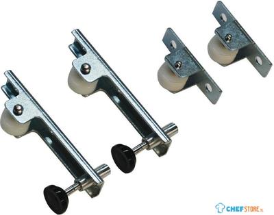 Polar Complete Zwenkwielen Set van 4 Zwenkwielen en 2 Poten - AF833