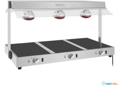 Buffalo Voedselverwarmer met Galerij 3x GN 1/1 - HT761