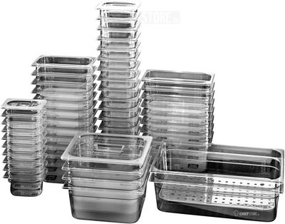 GNPan | Polycarbonaat | 1/6GN | 10cm hoog | Combisteel | 7493.0225 1