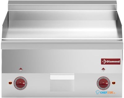 Elektrische Braadplaat Met Vlakke Plaat "chroom" -Top- - Diamond E60/PLCD6T-N 1