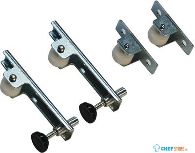 Polar Complete Zwenkwielen Set van 4 Zwenkwielen en 2 Poten - AF833