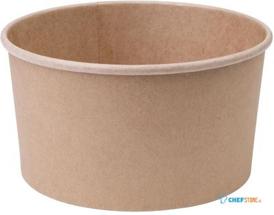 Fiesta Green ronde kraft saladeschaal 1L | FB198