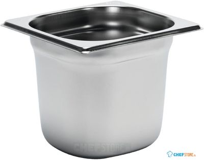 Gastro M | RVS GN1/6 bak | 15cm hoog | GR704