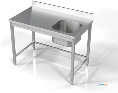 Combisteel 700 Spoeltafel 1 Rechts 1200 | 7812.0605 1