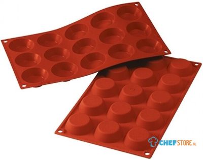 Bakmat Tartelettas (Cap.15St.) | SiliconFlex | 070050