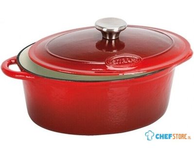 Sitram  Gietijzeren Braadpan - Ovaal 27cm x 21cm - 4L inhoud - 862328 1