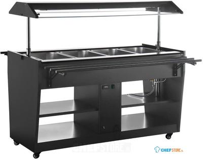 Buffalo JA179 Warmhoud Buffet Bar Zwart