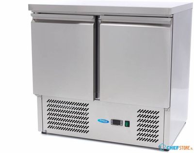 Maxima Koelwerkbank - 257 L - 90 cm - 2 Deuren - 09400420