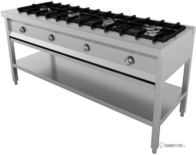 Pannenkoekentafel 4-Pits | Combisteel | 7003.0915 1