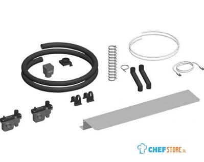 Stapelkit Cheftop Compact 1/1GN en 2/3GN | 2 elektrische ovens | Unox XECQC-0013-E 1