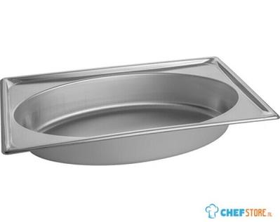 Pujadas Gastronorm Bak 1/1Gn-100Mm, 7,8 liter, RVS, 721313 1