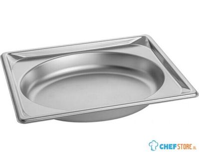 Pujadas Gastronorm Bak 1/2Gn-050Mm, 1,6 liter, RVS, 721325 1