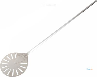 RVS Pizzaschep Rond 23-120 Geperforeerd, CombiSteel 7013.1815 1