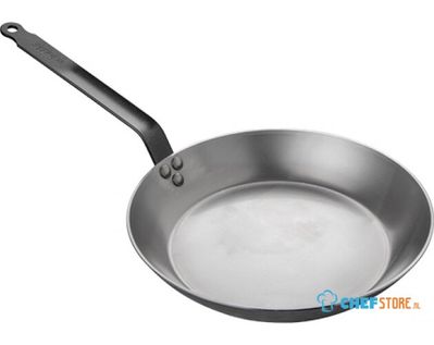 De Buyer Carbone Plus Lyonnaiserpan - Ø Bovenaan 30cm - Plaatstaal - 001007