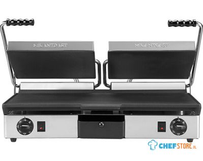 MilanToast Contactgrill Dubbel - Glad/Glad - 420084