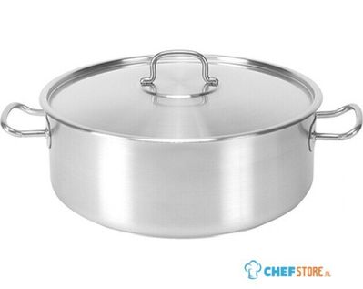 Kookpan Laag Ø30cm, 8,4 liter, Pujadas, RVS, 720028 1